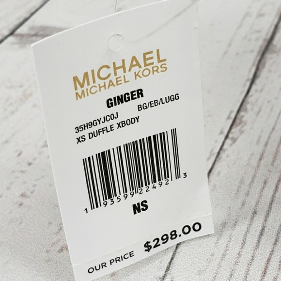 ⚠️SALE⚠️ Michael Kors Ginger XS Crossbody Brown - Picture 7 of 8